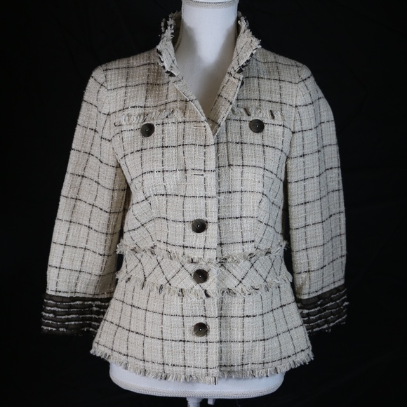 Doncaster Collection Jacket Coat Button Down SZ 6 - Picture 1 of 8